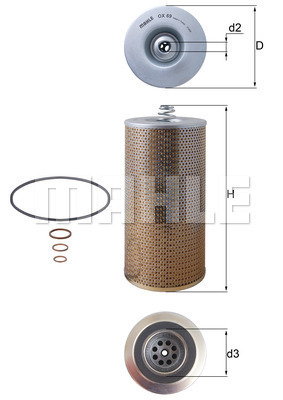 Filtru ulei WG1379165 WILMINK GROUP