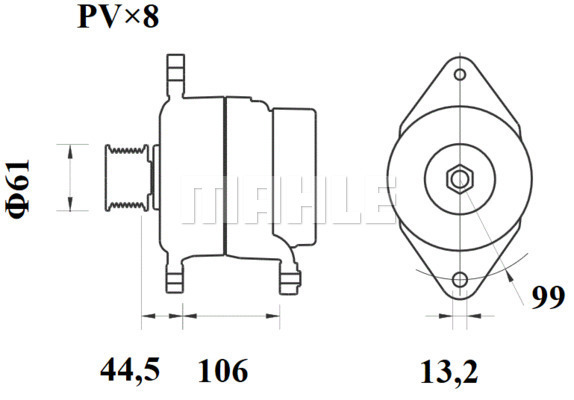 Generator / Alternator WG2043998 WILMINK GROUP