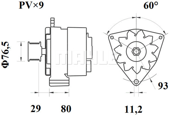 Generator / Alternator WG2044001 WILMINK GROUP