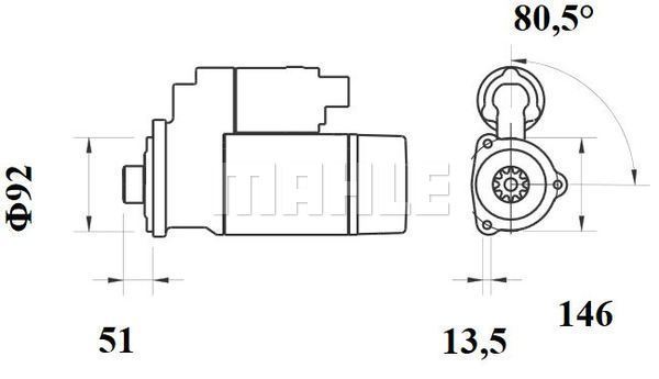 Starter WG2045385 WILMINK GROUP
