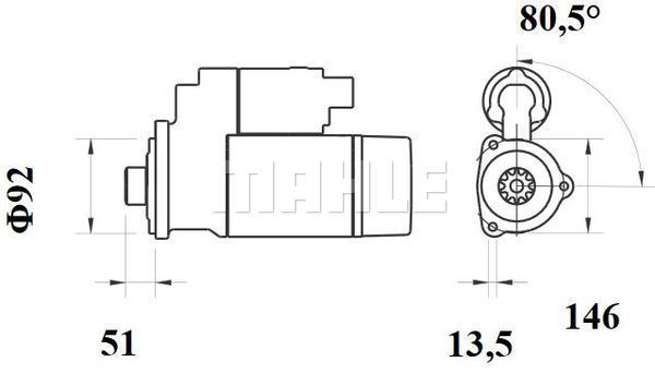Starter WG2045387 WILMINK GROUP