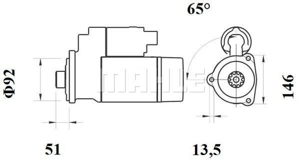 Starter WG2045388 WILMINK GROUP