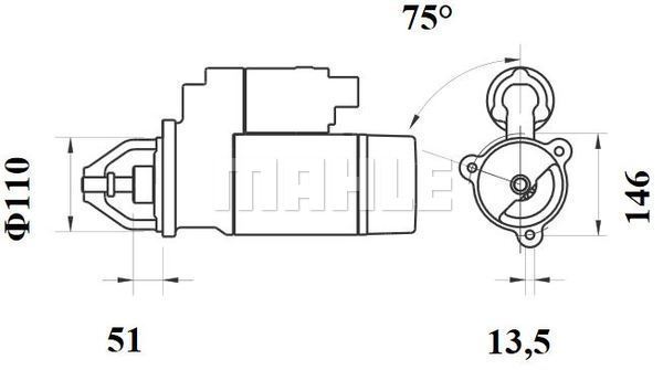 Starter WG2045394 WILMINK GROUP