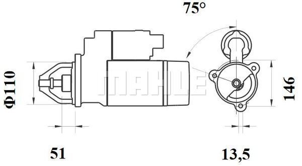 Starter WG2045395 WILMINK GROUP