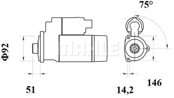 Starter WG2045403 WILMINK GROUP