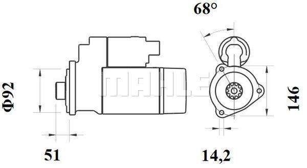 Starter WG2203434 WILMINK GROUP