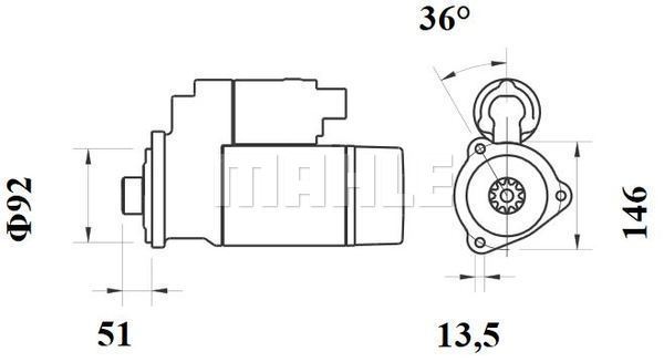 Starter WG2045404 WILMINK GROUP