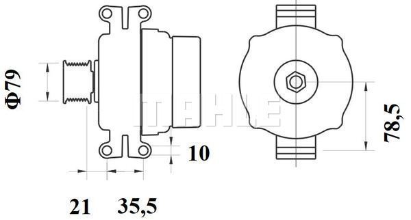 Generator / Alternator WG2043992 WILMINK GROUP