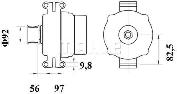 Generator / Alternator WG2043995 WILMINK GROUP