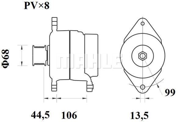 Generator / Alternator WG2043999 WILMINK GROUP