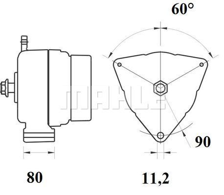 Generator / Alternator WG2044003 WILMINK GROUP