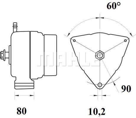 Generator / Alternator WG2044007 WILMINK GROUP