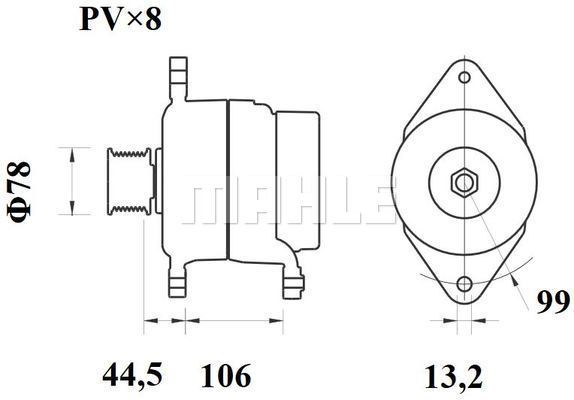 Generator / Alternator WG2044015 WILMINK GROUP