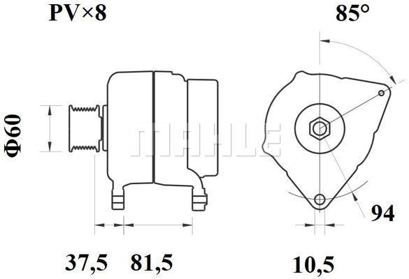 Generator / Alternator WG2044010 WILMINK GROUP