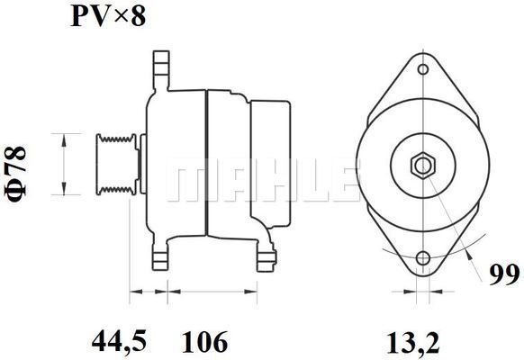 Generator / Alternator WG2044016 WILMINK GROUP