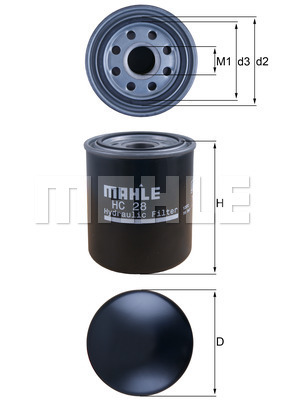 Filtru, sistem hidraulic primar WG1214698 WILMINK GROUP