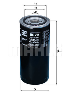 Filtru, sistem hidraulic primar WG1214706 WILMINK GROUP