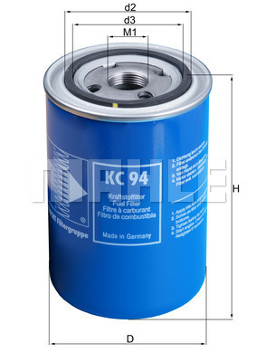 Filtru combustibil WG1214857 WILMINK GROUP
