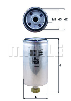 Filtru combustibil WG1215145 WILMINK GROUP