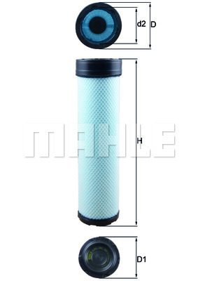 Filtru aer secundar WG1216991 WILMINK GROUP