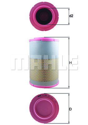 Filtru aer WG1215992 WILMINK GROUP