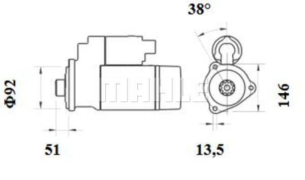 Starter WG2045398 WILMINK GROUP