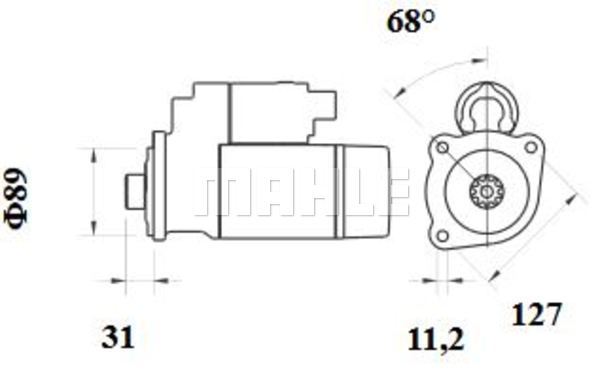 Starter WG2045401 WILMINK GROUP