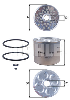 Filtru combustibil WG1215175 WILMINK GROUP