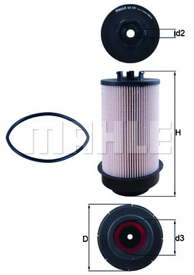 Filtru combustibil WG1215149 WILMINK GROUP