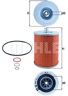 Filtru ulei WG1217463 WILMINK GROUP
