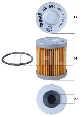 Filtru ulei WG1724348 WILMINK GROUP