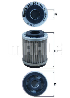 Filtru ulei WG1789622 WILMINK GROUP