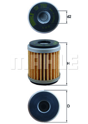 Filtru ulei WG1789621 WILMINK GROUP