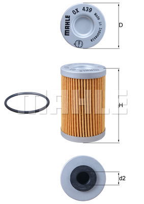 Filtru ulei WG1724344 WILMINK GROUP