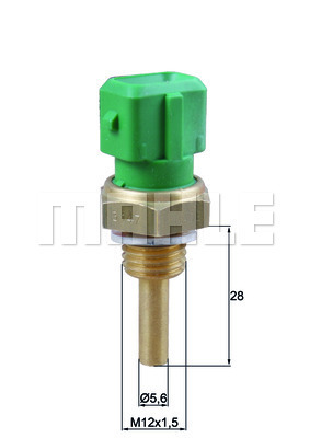 Senzor,temperatura lichid de racire WG1789664 WILMINK GROUP
