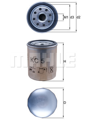 Filtru combustibil WG1214837 WILMINK GROUP