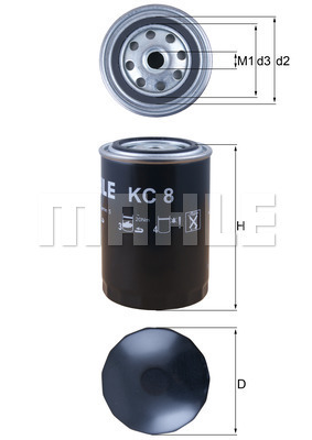 Filtru combustibil WG1214850 WILMINK GROUP