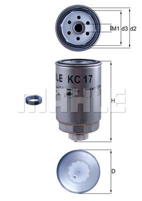 Filtru combustibil WG1214760 WILMINK GROUP