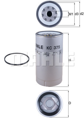 Filtru combustibil WG1214819 WILMINK GROUP