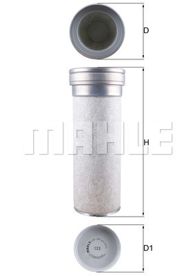 Filtru aer secundar WG1916652 WILMINK GROUP