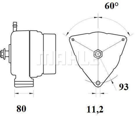 Generator / Alternator WG2044017 WILMINK GROUP
