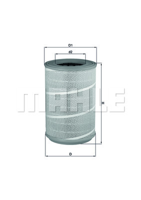 Filtru aer WG1216636 WILMINK GROUP