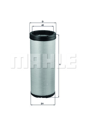 Filtru aer secundar WG1216978 WILMINK GROUP