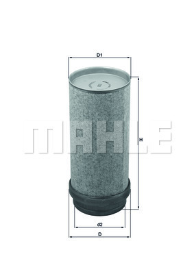 Filtru aer secundar WG1216989 WILMINK GROUP