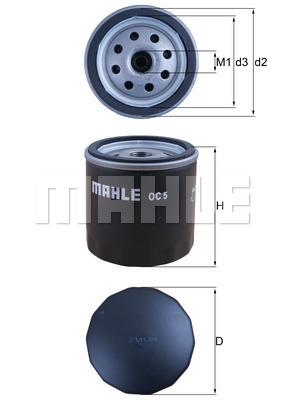 Filtru ulei WG1217173 WILMINK GROUP
