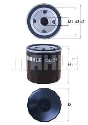 Filtru ulei WG1217055 WILMINK GROUP