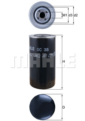 Filtru ulei WG1217132 WILMINK GROUP