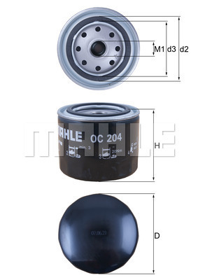 Filtru ulei WG1217052 WILMINK GROUP