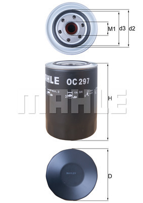 Filtru ulei WG1217114 WILMINK GROUP