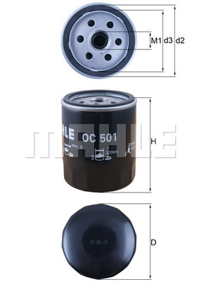 Filtru ulei WG1217175 WILMINK GROUP